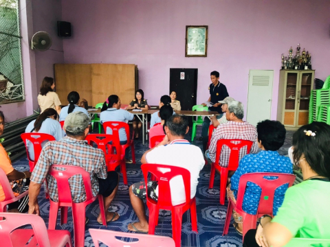 ประชุมประชาคมหมู่บ้าน หมู่ที่ 9 (โครงการพระราชดำริด้านสาธารณสุข)