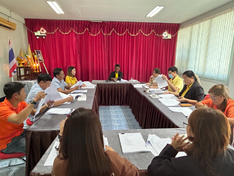ประชุมคณะกรรมการติดตามและประเมินผลแผนพัฒนา อบต.กุยเหนือ ประจำปีงบประมาณ พ.ศ.2567