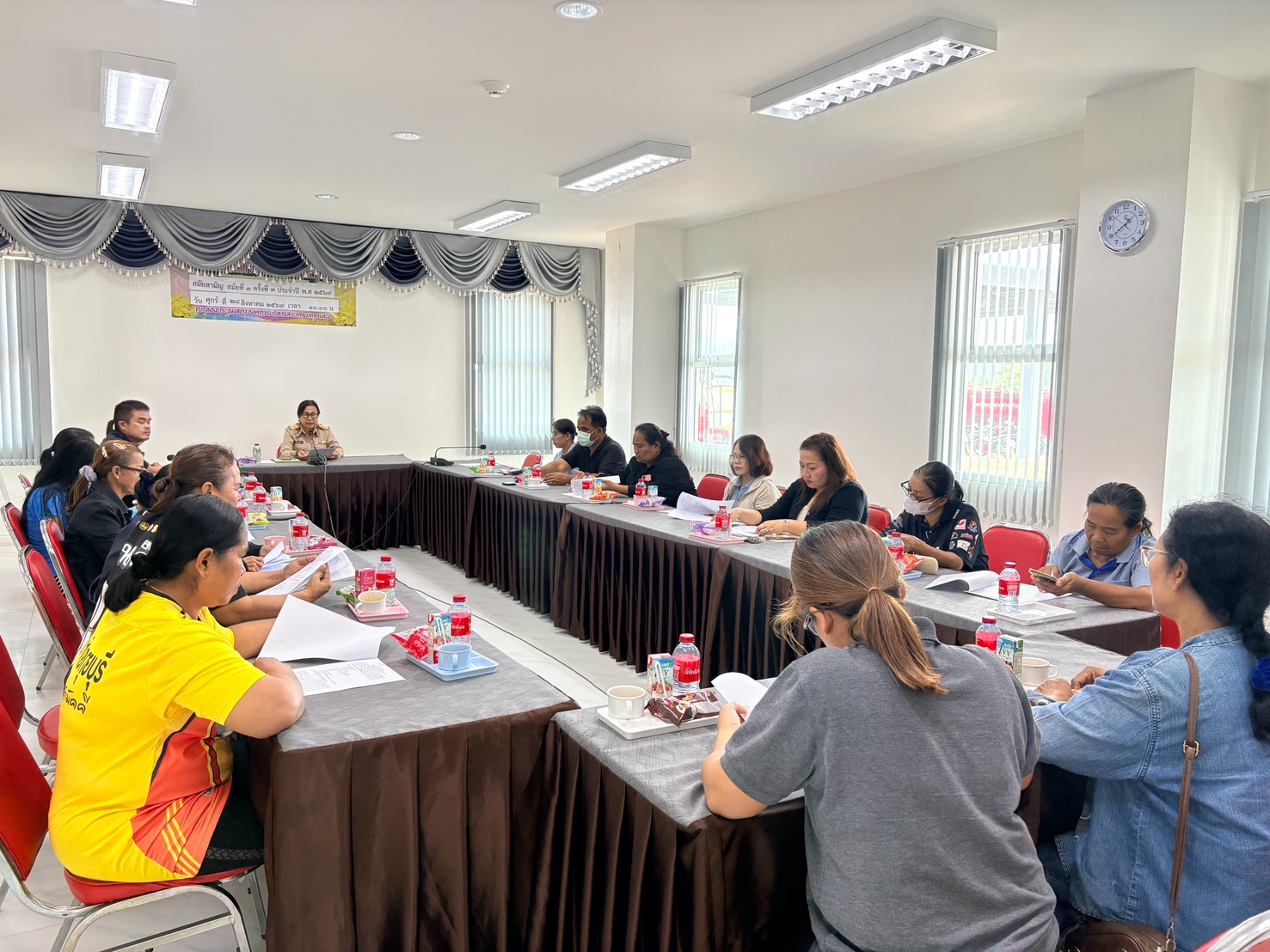 ประชุมจัดทำแผนสุขภาพชุมชนของกองทุนหลักประกันสุขภาพ