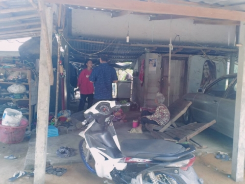 ลงพื้นที่เยี่ยมครัวเรือนเปราะบาง หมู่ที่ 1