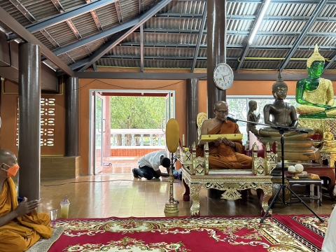 กิจกรรมฟังเทศน์บทพระธรรมเทศนาเฉลิมพระธรรมบารมีใน อุภินนมัตถจรกถา